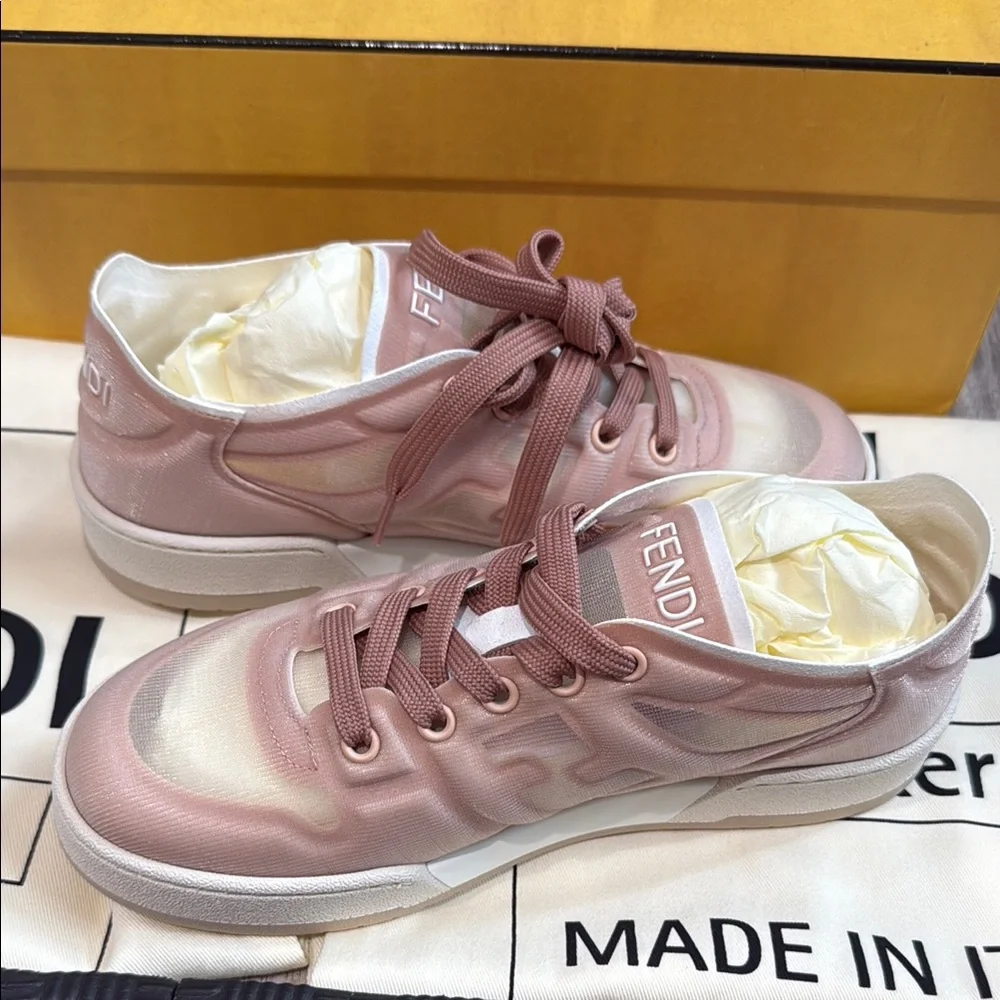 NWT Fendi Pink Sneakers - Picture 7 of 7